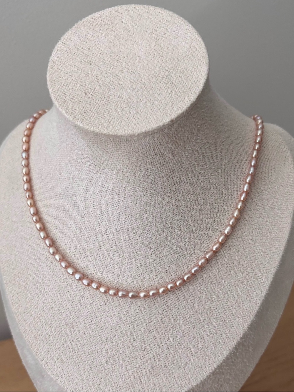 Freshwater Pearl Necklace - Blush Pink